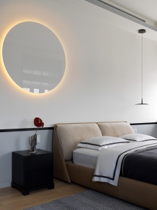 Фото интерьера спальни квартиры в стиле минимализм