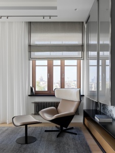 Фото интерьера спальни квартиры в стиле минимализм