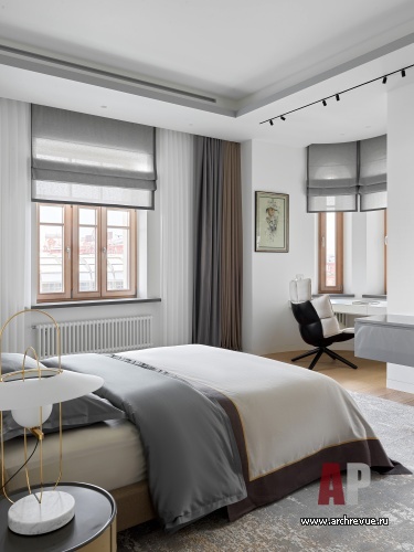 Фото интерьера спальни квартиры в стиле минимализм 