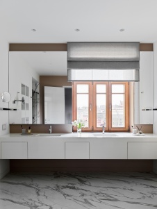 Фото интерьера санузла квартиры в стиле минимализм