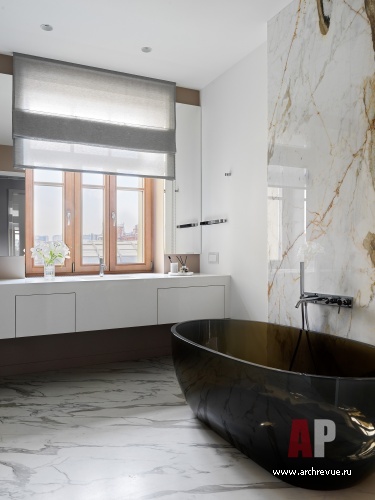 Фото интерьера ванной квартиры в стиле минимализм