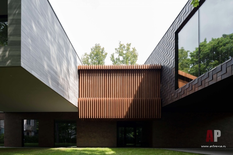 Фото фасада дома в стиле минимализм