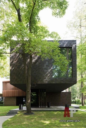 Фото фасада дома в стиле минимализм