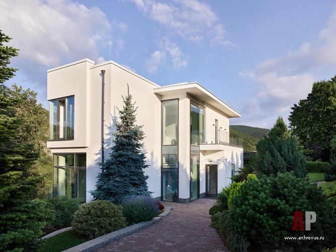 Фото фасада дома в средиземноморском стиле