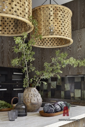 Фото интерьера кухни дома в средиземноморском стиле 