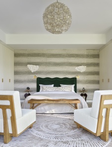 Фото интерьера спальни дома в средиземноморском стиле
