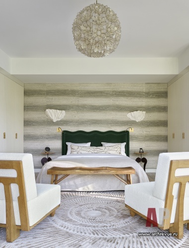 Фото интерьера спальни дома в средиземноморском стиле