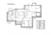 План цокольного этажа трехэтажного современного дома в Крыму. Общая площадь – 600 кв. м.