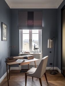Фото интерьера кабинета квартиры в стиле фьюжн