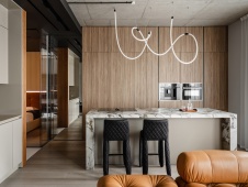 Фото интерьера кухни квартиры в стиле минимализм