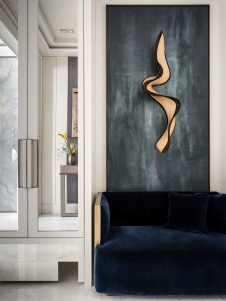 Фото интерьера входной зоны квартиры в американском стиле