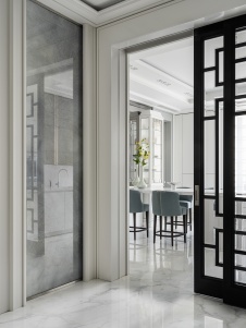 Фото интерьера кухни квартиры в американском стиле