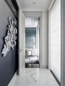 Фото интерьера кабинета квартиры в американском стиле