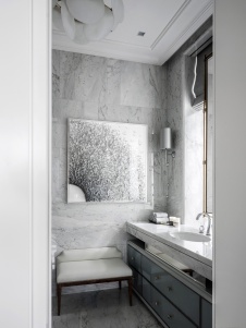 Фото интерьера санузла квартиры в американском стиле