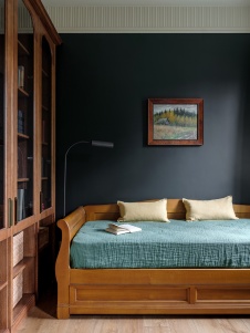 Фото интерьера кабинета дома в стиле неоклассика