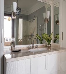 Фото интерьера санузла пентхауса в американском стиле