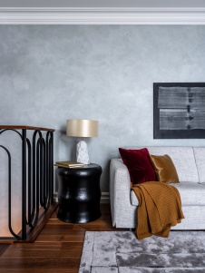 Фото интерьера кабинета пентхауса в американском стиле 