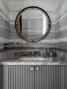 Фото интерьера санузла пентхауса в американском стиле