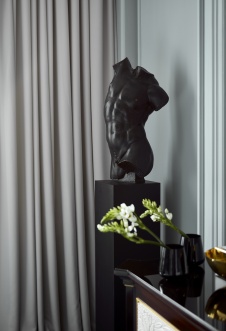 Фото интерьера спальни квартиры в американском стиле 