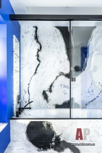 Фото интерьера санузла квартиры в стиле фьюжн 