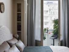Фото интерьера балкона квартиры в стиле неоклассика