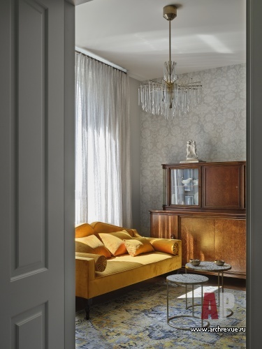 Фото интерьера гостиной квартиры в английском стиле 