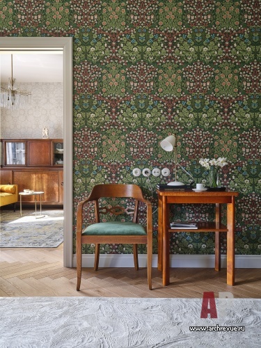 Фото интерьера кабинета квартиры в английском стиле