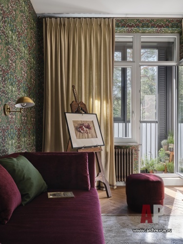 Фото интерьера кабинета квартиры в английском стиле