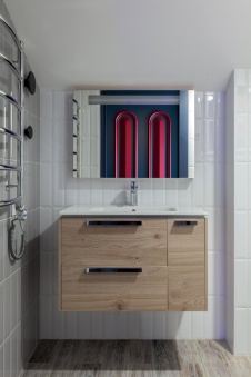 Фото интерьера санузла дома в стиле фьюжн