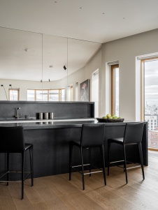 Фото интерьера кухни квартиры в стиле минимализм