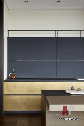 Фото интерьера кухни квартиры в стиле минимализм