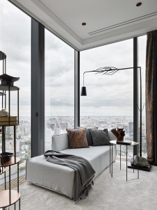 Фото интерьера спальни квартиры в стиле минимализм