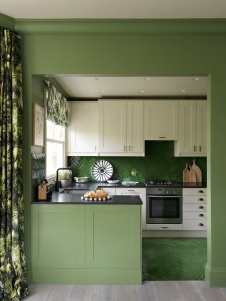 Фото интерьера кухни квартиры в стиле фьюжн 
