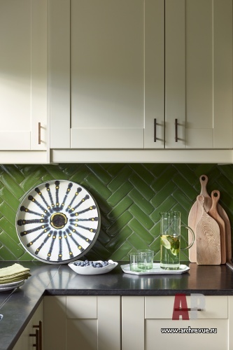 Фото интерьера кухни квартиры в стиле фьюжн