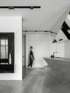 Фото интерьера кухни квартиры в стиле минимализм