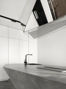 Фото интерьера кухни квартиры в стиле минимализм