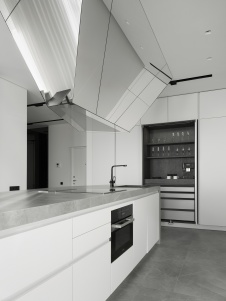 Фото интерьера кухни квартиры в стиле минимализм