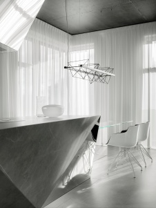 Фото интерьера кухни квартиры в стиле минимализм