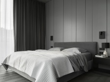 Фото интерьера спальни квартиры в стиле минимализм
