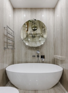 Фото интерьера ванной квартиры в современном стиле