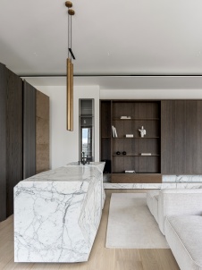 Фото интерьера гостиной квартиры в стиле минимализм