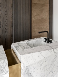 Фото интерьера кухни квартиры в стиле минимализм 