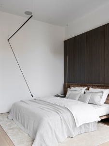 Фото интерьера спальни квартиры в стиле минимализм