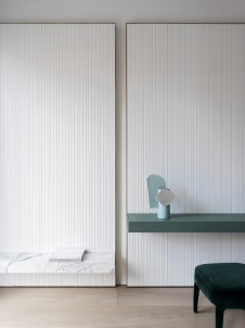 Фото интерьера спальни квартиры в стиле минимализм