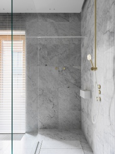 Фото интерьера санузла квартиры в стиле минимализм