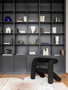 Фото интерьера кабинета дома в стиле неоклассика