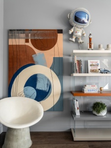 Фото интерьера детской пентхауса в стиле фьюжн