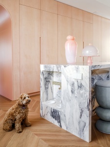 Фото интерьера кухни квартиры в стиле фьюжн 