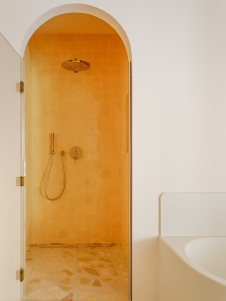 Фото интерьера санузла квартиры в стиле фьюжн 