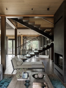 Фото лестницы дома в стиле шале